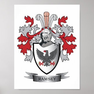 Póster Ramsey Family Crest Coat of Arms