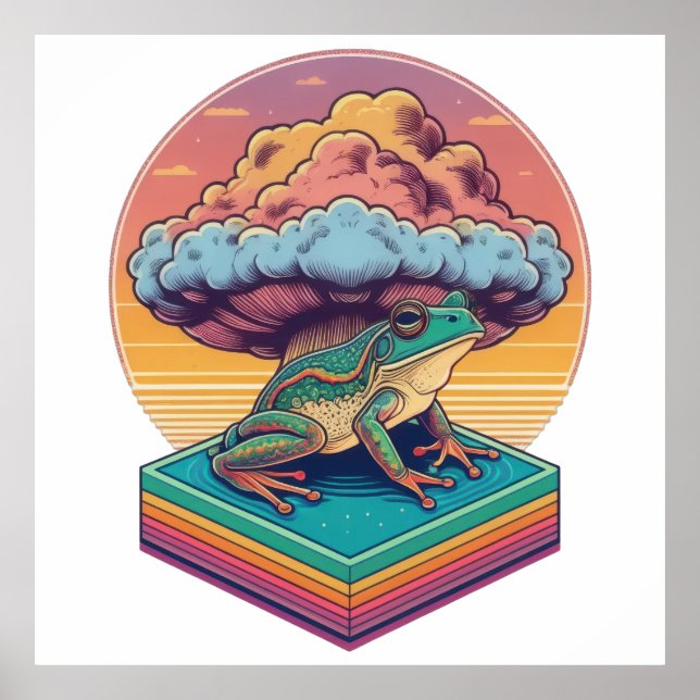 Póster Rana atómica (Frente)