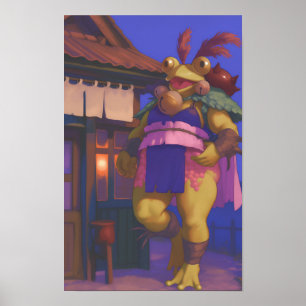 Póster Rana de fantasía
