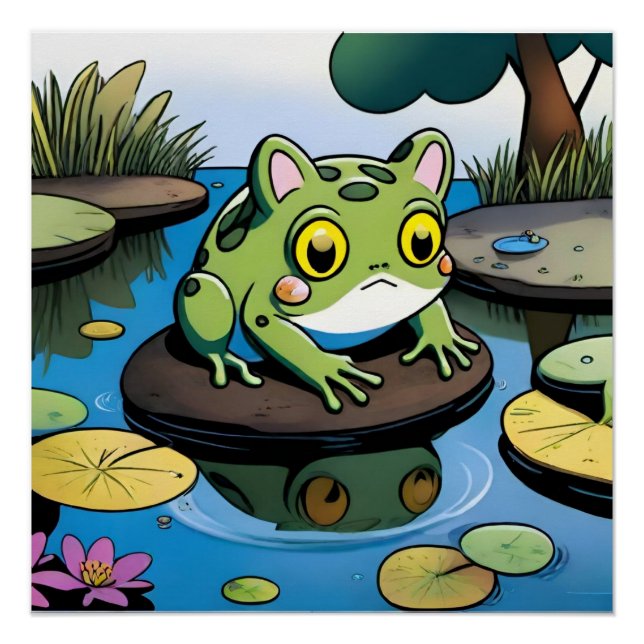 Póster Rana de gato (Anverso)