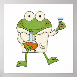 Póster Rana de laboratorio