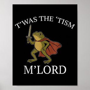 Póster Rana Divertida Gráfica TWAS El Tism M Señor