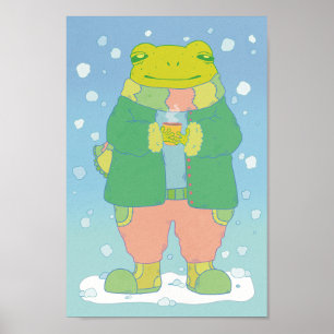 Póster Rana Pequeña Acogedora