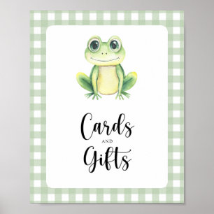 Póster Rana pequeña - tarjetas y regalos para baby shower
