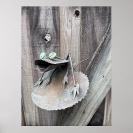 Póster Rana Quirky - Alambre de madera templada