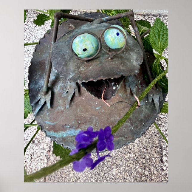 Póster Rana Quirky - Blue Porterweed (Frente)