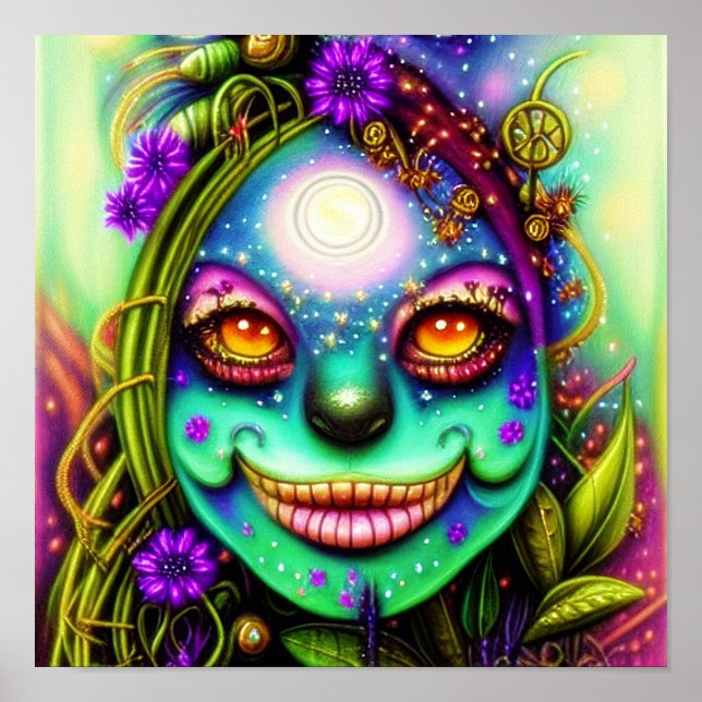 Póster Rana salvaje de fantasía    (Frente)