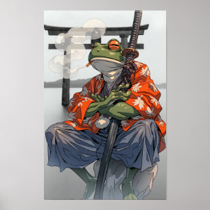 Póster Rana samurai