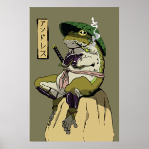 Póster Rana Samurái: Guardián del Loto