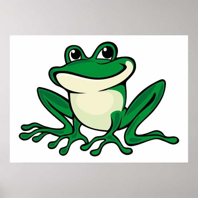 Póster Rana verde (Frente)