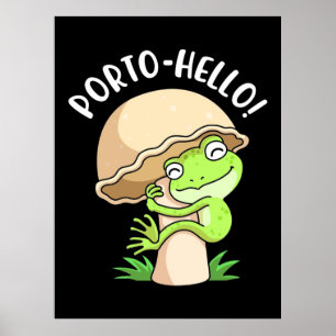Póster Rana Y Hongos