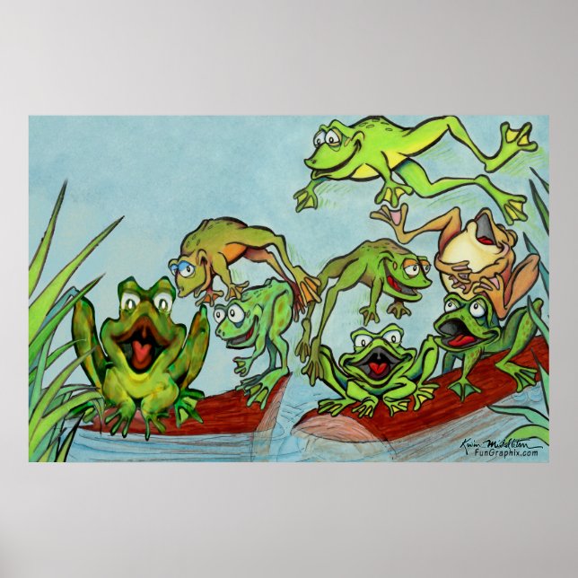 Póster Ranas (Frente)