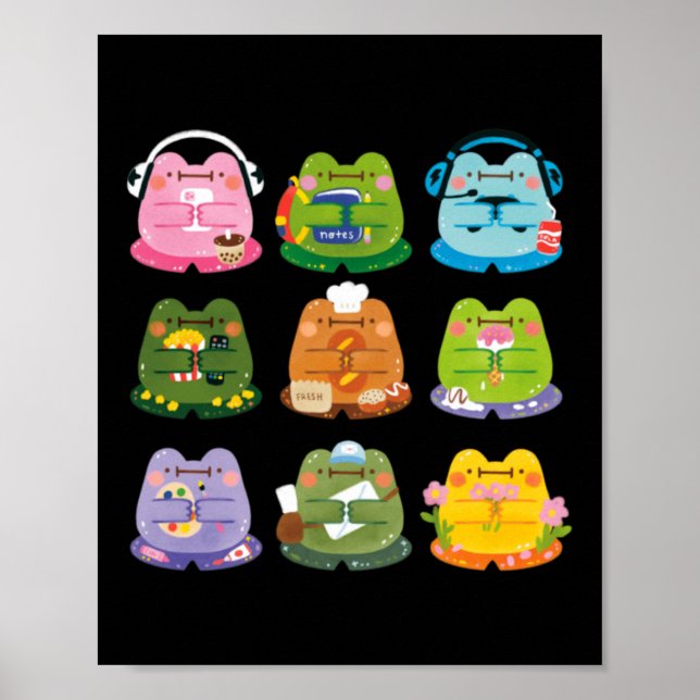 Póster Ranas Adorables (Frente)