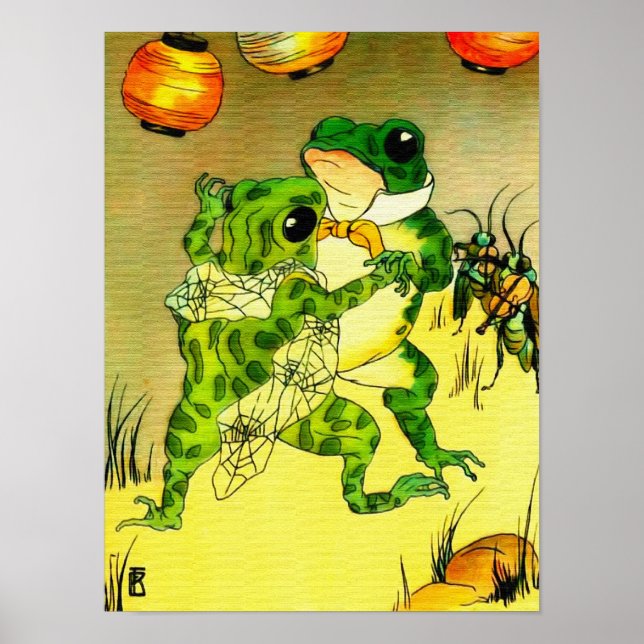 Póster Ranas bailarinas (Frente)