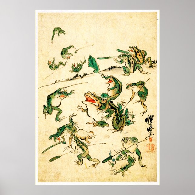 Póster Ranas traviesas (Frente)