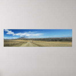 Póster Ranchlands y Montañas, Montana