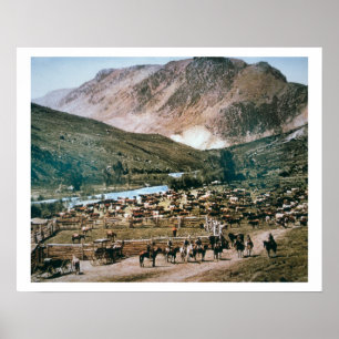 Póster Rancho de ganado, Colorado, 1899 (foto)