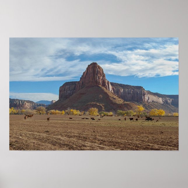 Póster Rancho Histórico Dugout, Utah (Frente)