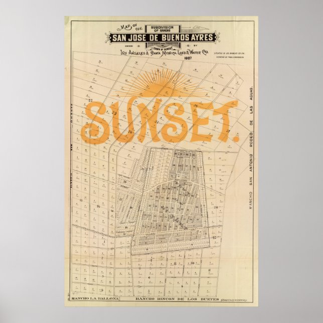 Póster Rancho San José de Buenos Aires (Frente)