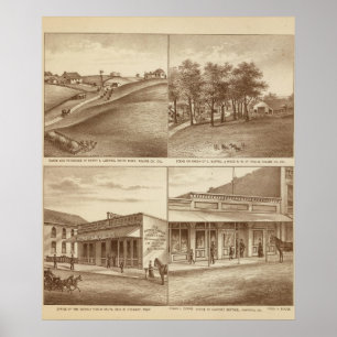 Póster Ranchos de Tulare Co, oficinas