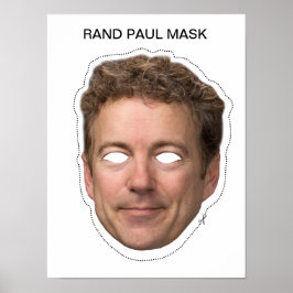 Póster Rand Paul Mask
