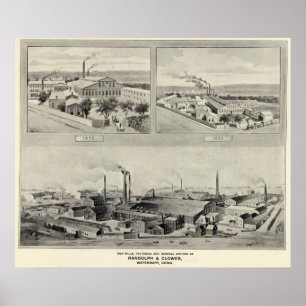 Póster Randolph & Clowes, Waterbury
