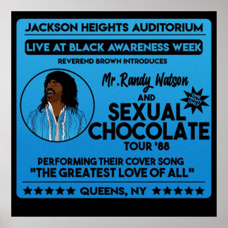 Póster Randy watson en gira