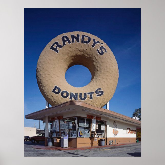 Póster Randy's Donuts California Mid Century Modern (Frente)