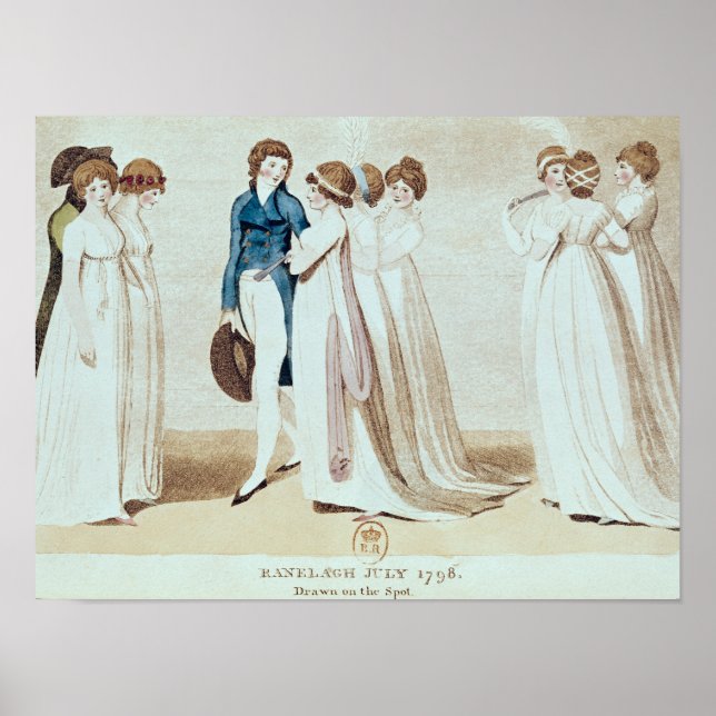 Póster Ranelagh, julio de 1798, c.1798-1800 (Frente)
