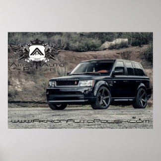 Póster Range Rover, Akron Auto Polaco