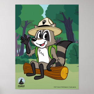 Póster Ranger Rick Gran Campamento Americano