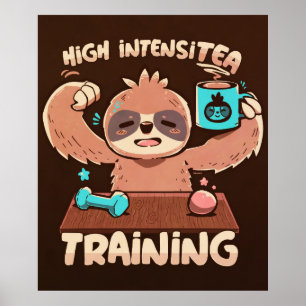 Póster Ranura de entrenamiento de Alta IntensiTEA