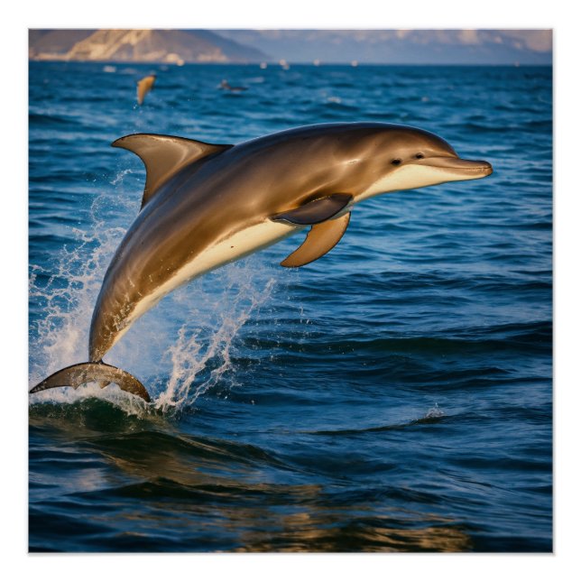 Póster Ranura para delfines: Fiesta de danza submarina (Anverso)