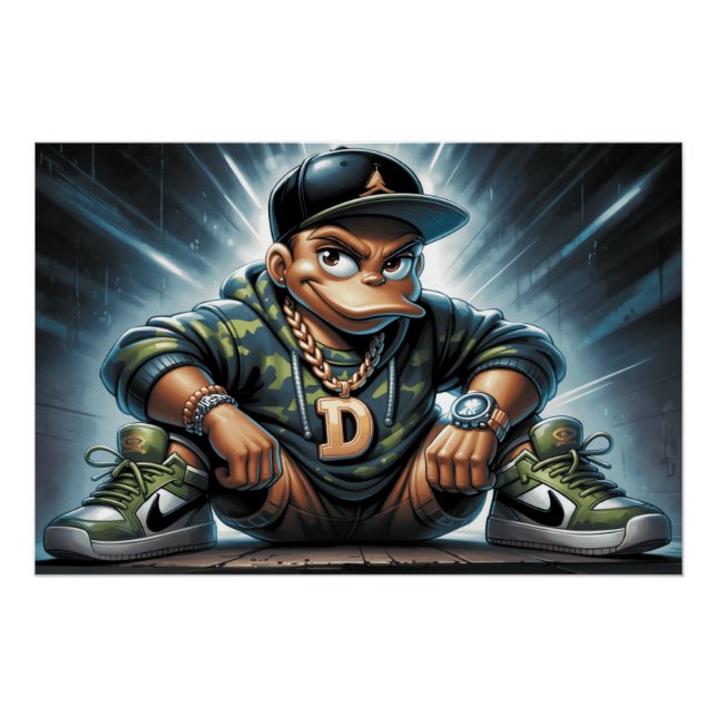 Poster Rap Duck (Anverso)