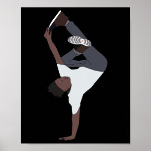 Póster Rap vintage 80s 90s Hip Hop Lover Urban Dance Danc