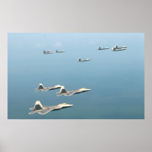 Póster Rapaces F-22