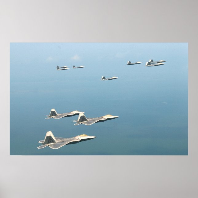 Póster Rapaces F-22 (Frente)