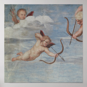 Póster Raphael el   Triumph de Galatea
