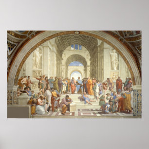 Póster Raphael - Escuela de Atenas