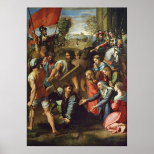 Póster Raphael - La Caída En El Camino A Calvario 1517