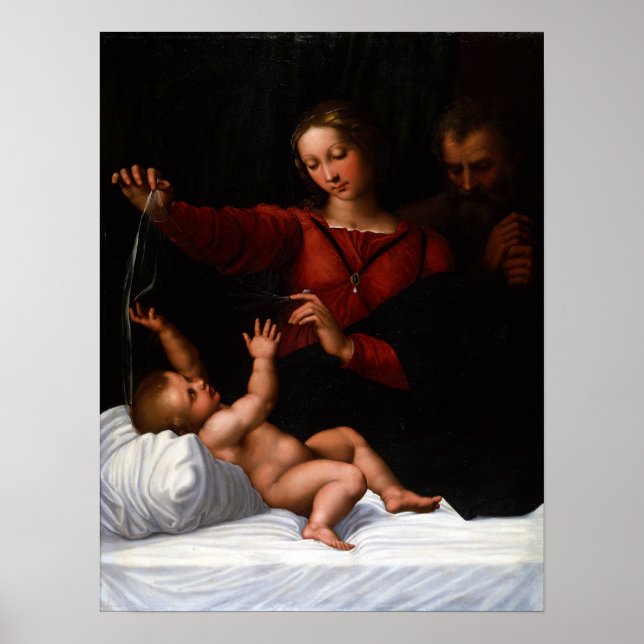 Póster Raphael, La Sagrada Familia (Frente)