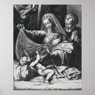 Póster Raphael - Madonna De Loreto