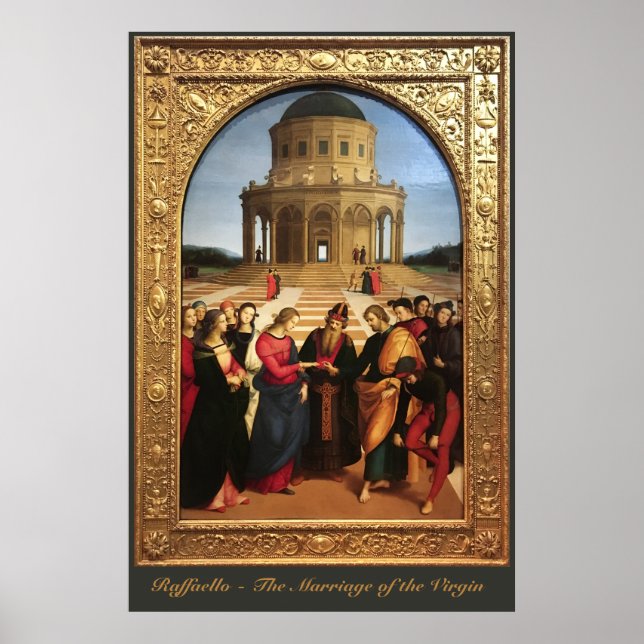 Póster Raphael - The Marriage of the Virgin - painting (Frente)