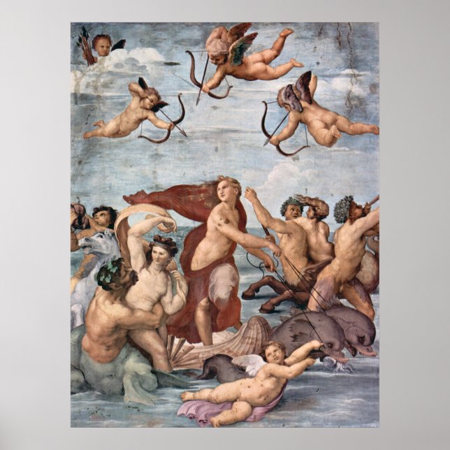 Póster RAPHAEL - Triunfo de Galatea 1512 (Frente)