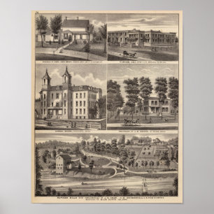 Póster Rapidan Mills y sus habitantes en Rapidan, Minneso