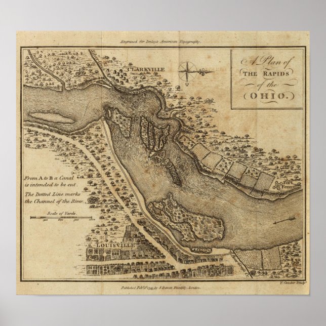 Póster Rapids de Ohio (Frente)