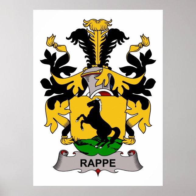 Póster Rappe Family Crest (Frente)