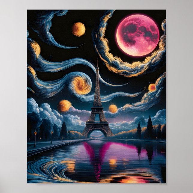 Póster Rapsodia cósmica parisina (Frente)