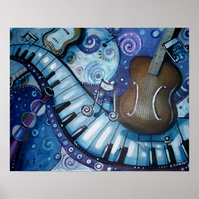 Póster Rapsodia en azul (Frente)