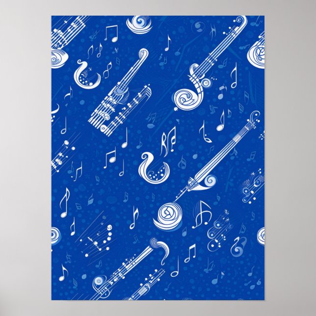 Póster Rapsodia en Poster azul (Frente)